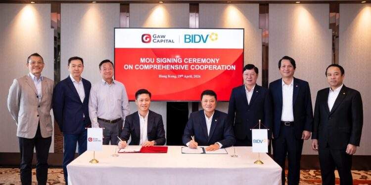 BIDV và Gaw Capital Partners tăng cường hợp tác, thúc đẩy các dự án đầu tư chất lượng cao