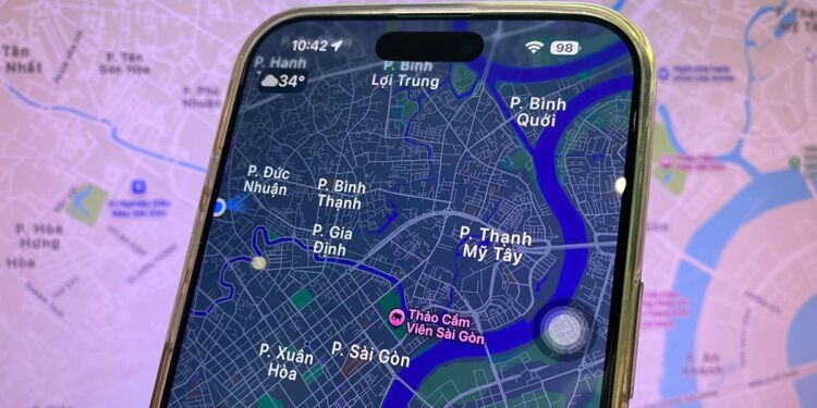 Apple Maps hỗ trợ tìm kiếm bằng cả tên địa phương cũ và mới tại Việt Nam