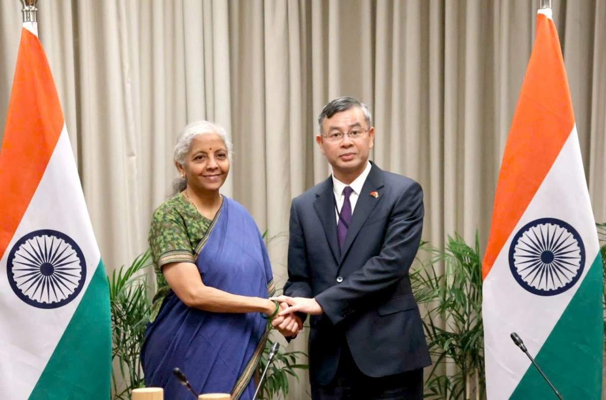 Bộ trưởng Ngô Văn Tuấn hội đàm với Bộ trưởng Bộ Tài chính Ấn Độ Nirmala Sitharaman
