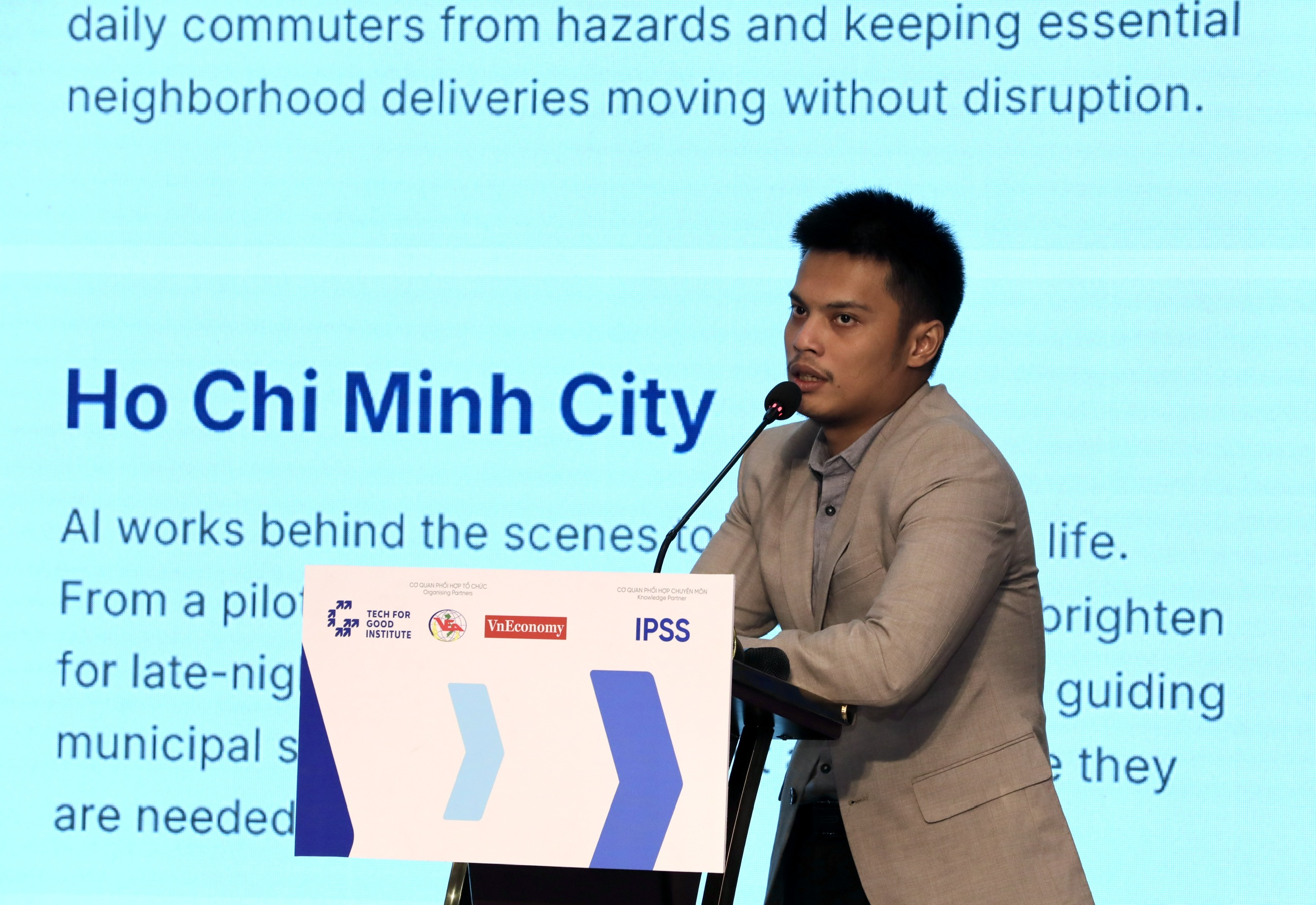 Ông Erlanggasakti Putra, Chuyên viên phân tích chương trình của TFGI - Ảnh: Việt Dũng.