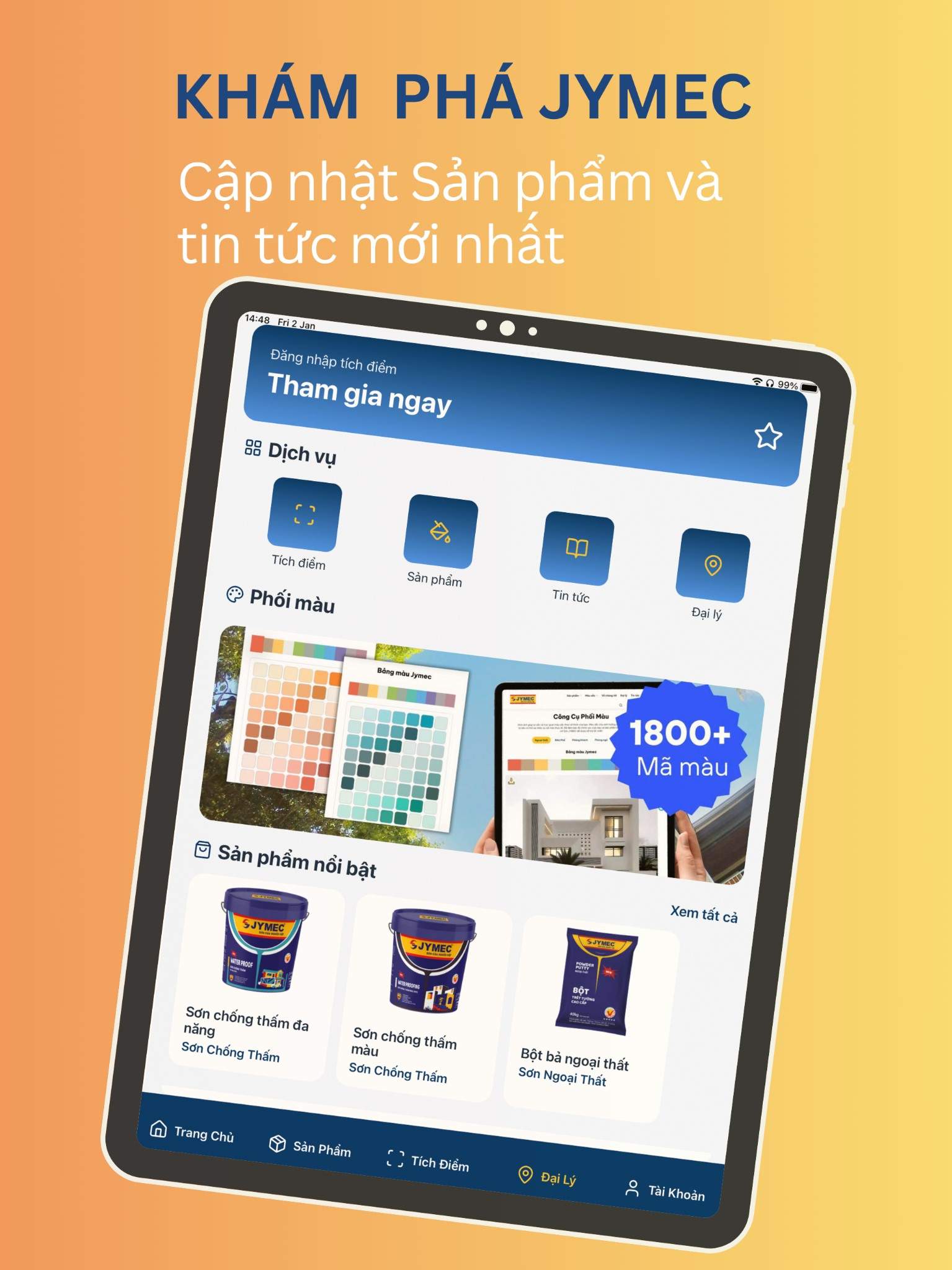 JYMEC ra mắt App chính thức - Bước tiến mới trong trải nghiệm ngành sơn - Ảnh 1