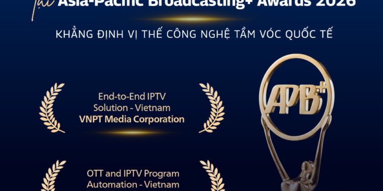 MyTV của VNPT được vinh danh tại Asia-Pacific Broadcasting+ Awards 2026 1 MyTV chiến thắng lớn tại Asian-Pacific Broadcasting+ Awards 2026.