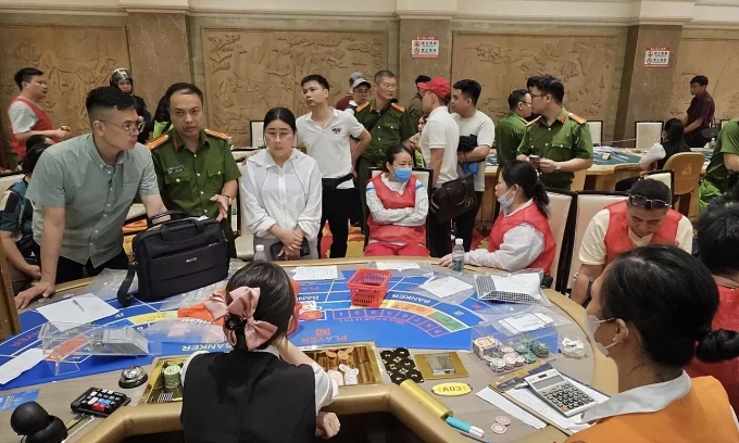 Police bust illicit casino on China border, seize $11M in chips