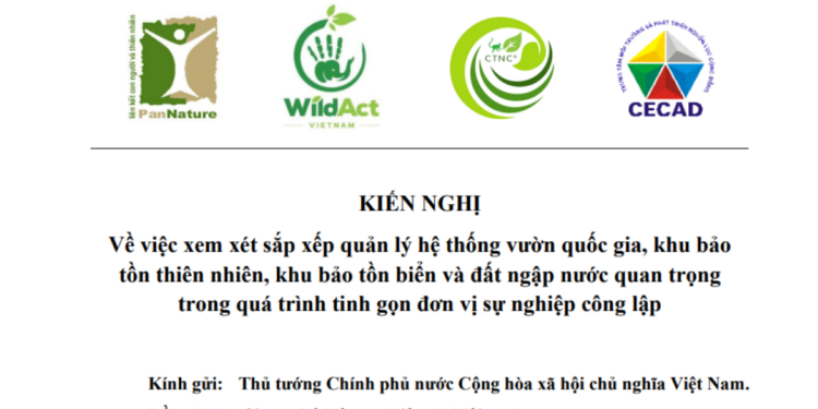 Bản kiến nghị.