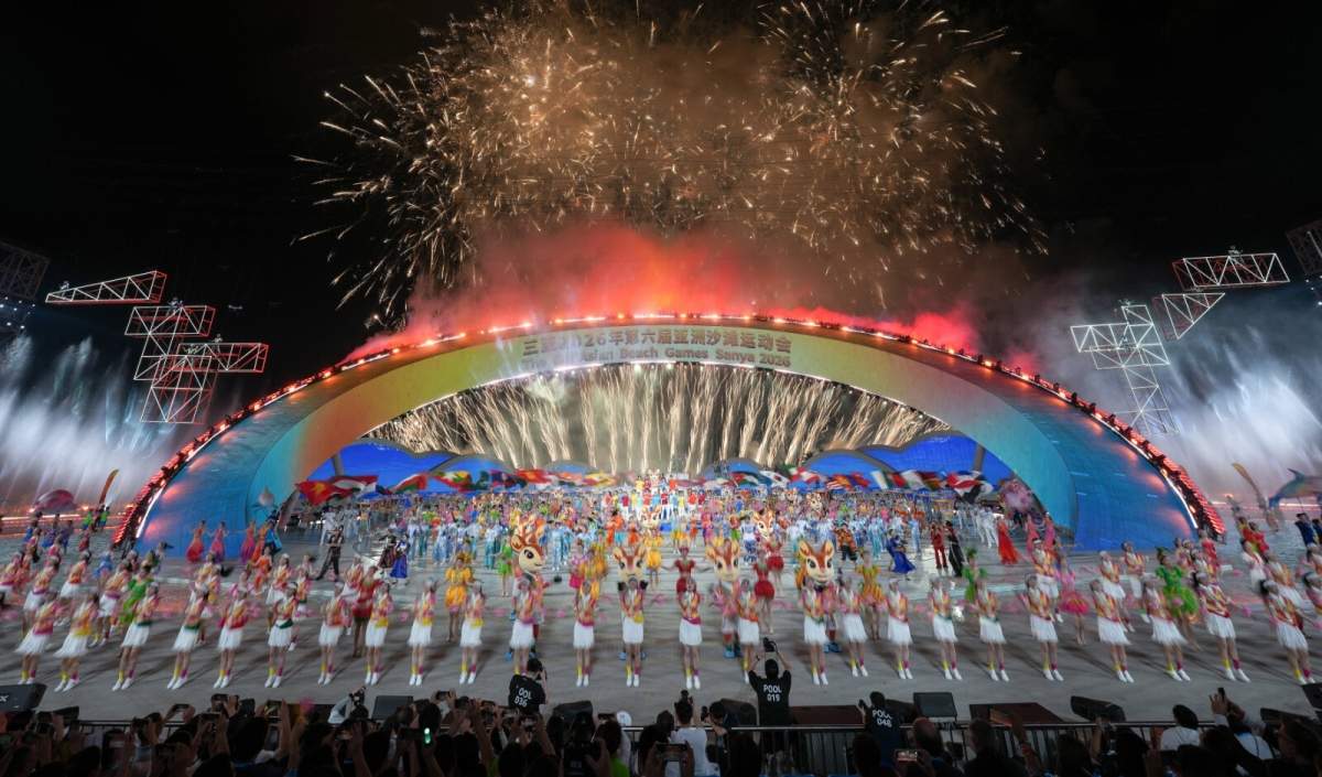 Sixth Asian Beach Games opens in Sanya