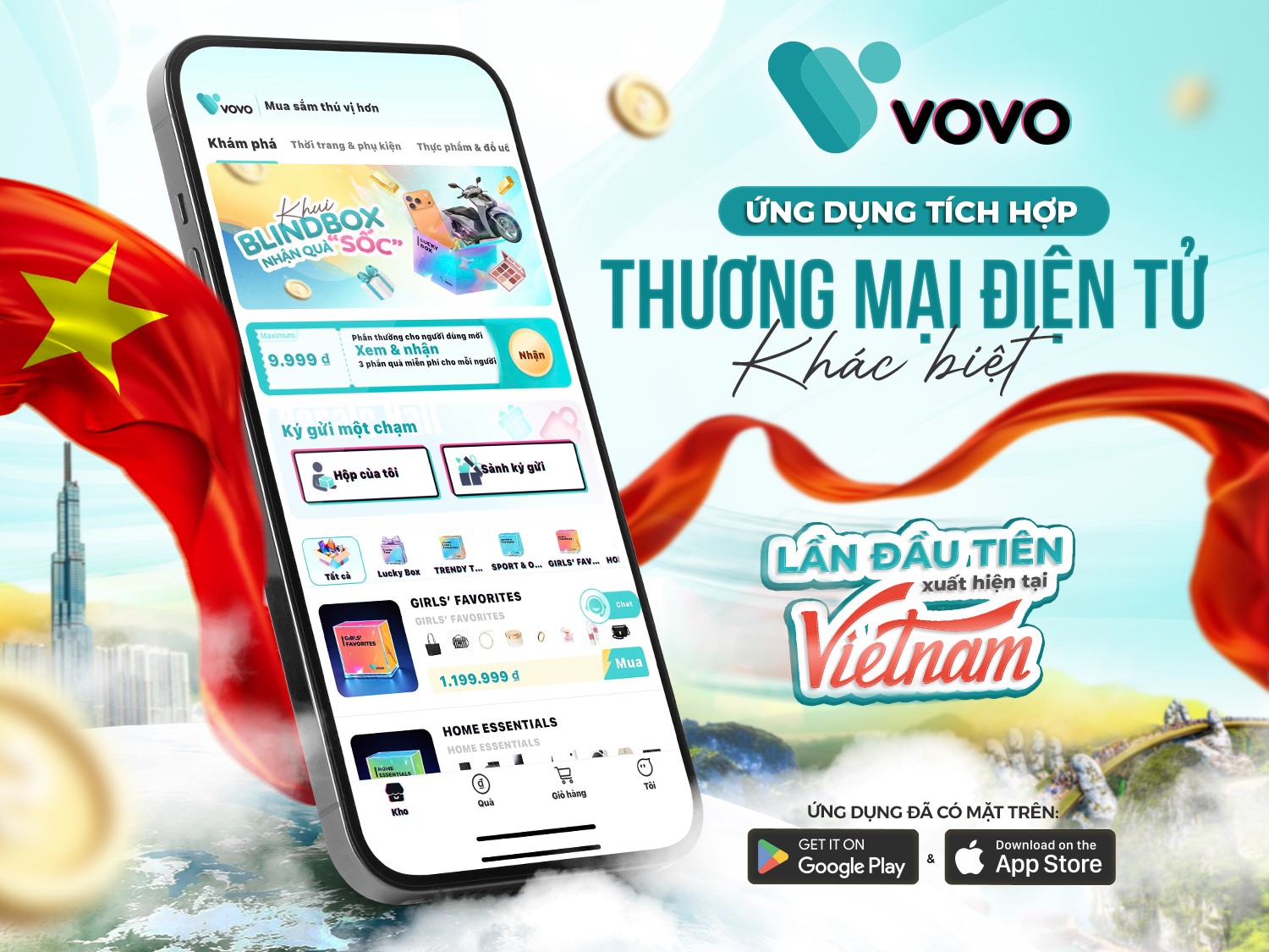 VOVO phát triển mô hình thương mại điện tử theo sở thích, trải nghiệm tiêu dùng có tính tham gia 5 VOVO - Ứng dụng tích hợp thương mại điện tử khác biệt.