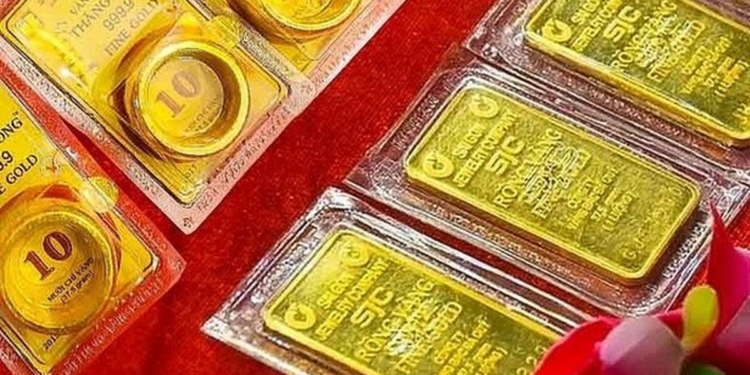 Giá vàng miếng SJC, vàng nhẫn đều giảm sâu