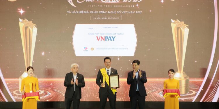 Giải pháp Thanh toán và Nộp thuế số của VNPAY vượt 300 đề cử, được vinh danh tại Sao Khuê 2026