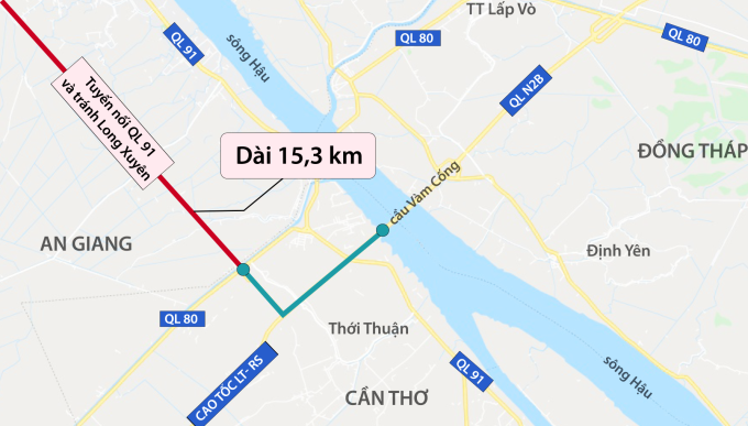 Dự án tuyến nối QL 91 và tuyến tránh Long Xuyên chọn thầu theo tiêu chí của ADB 2 Dự án tuyến nối QL 91 và tuyến tránh Long Xuyên chọn thầu theo tiêu chí của ADB