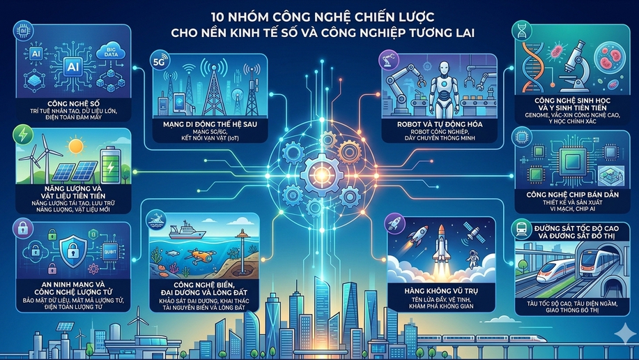 Đổi mới tư duy phát triển công nghệ chiến lược