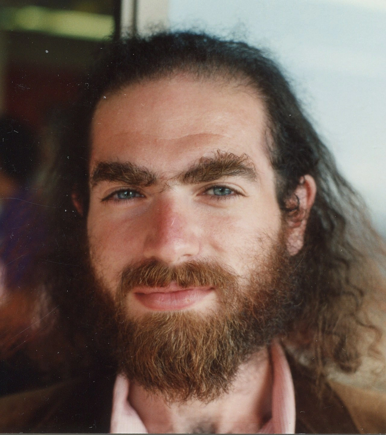 Grigori Perelman in a close-up portrait photo from 1993.