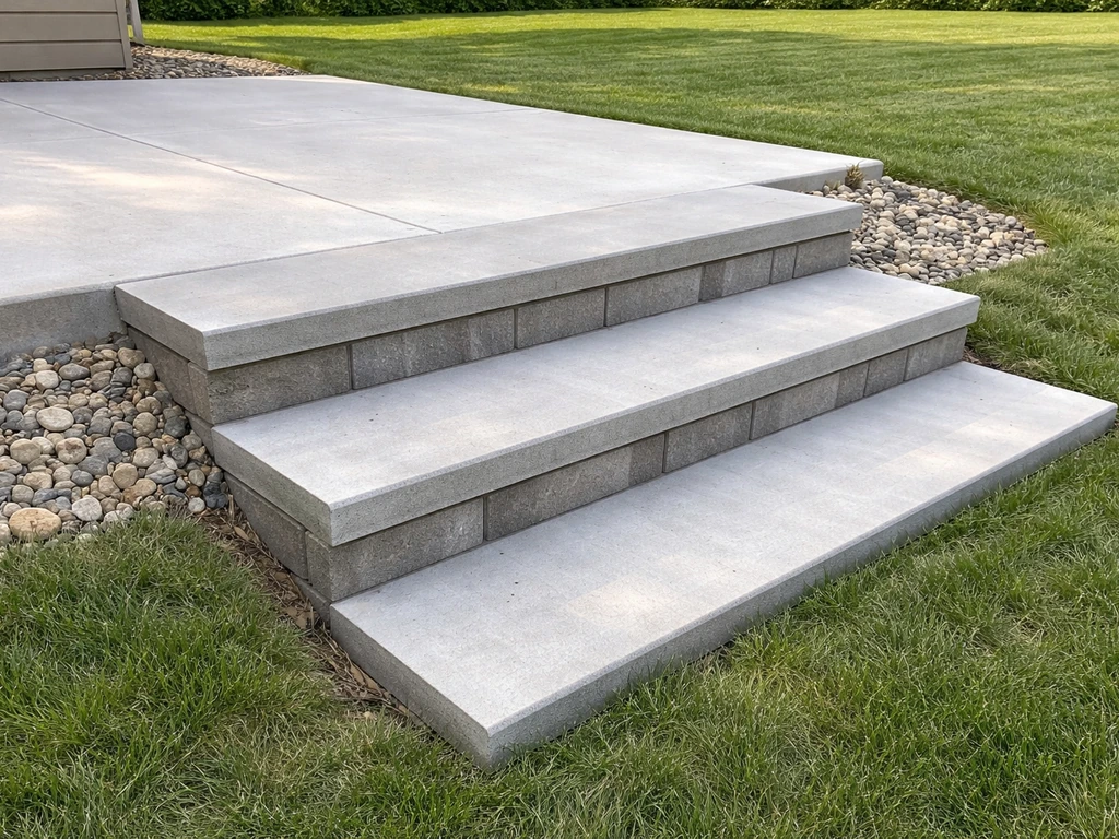 how to make patio steps