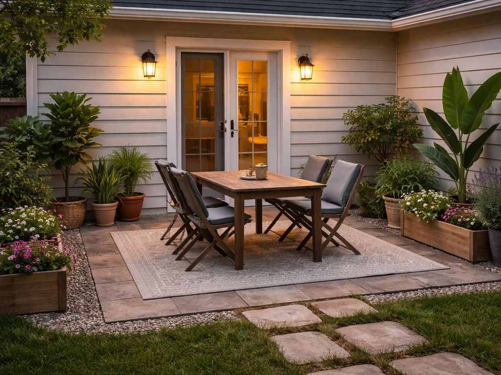 how to make patio in bloxburg