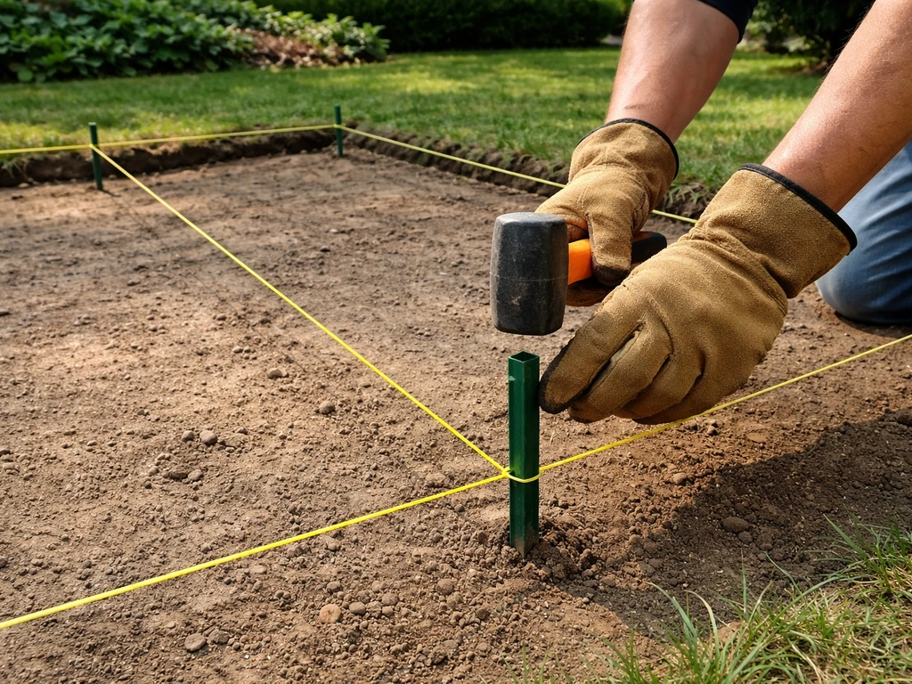 how to build a patio with rocks