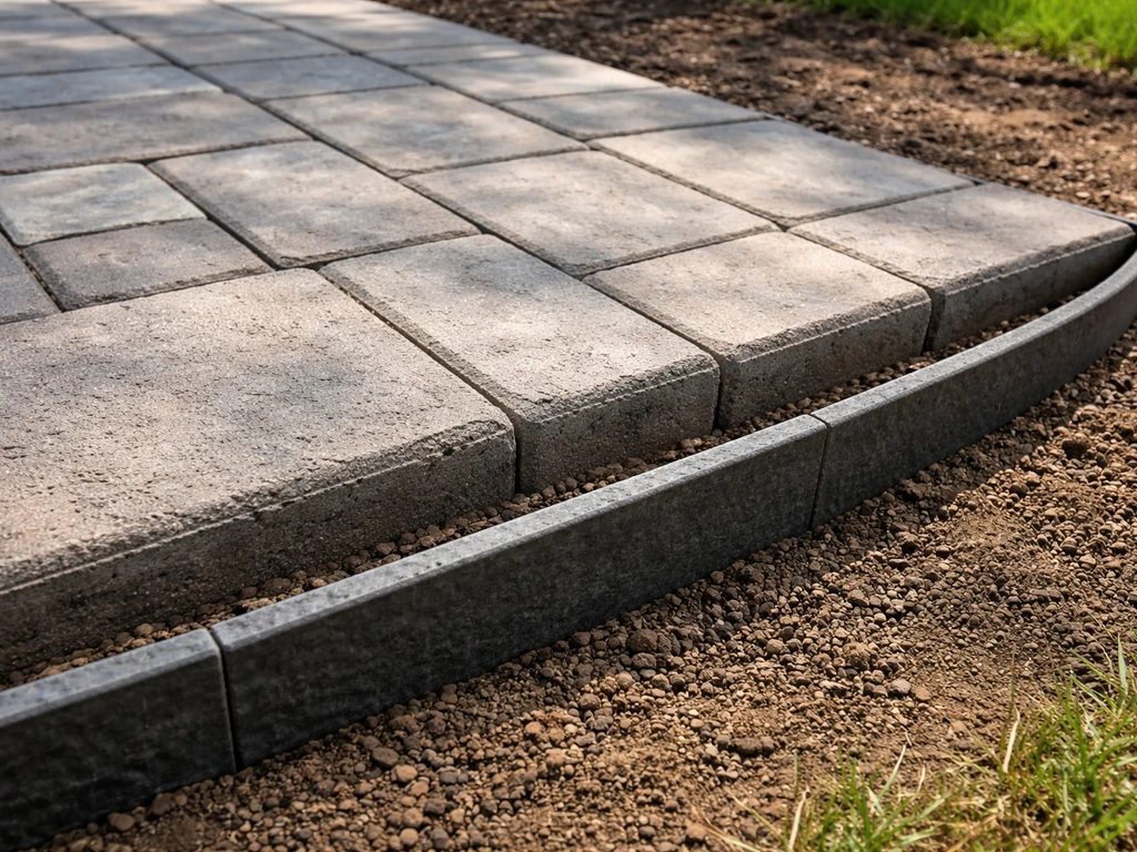how to edge patio