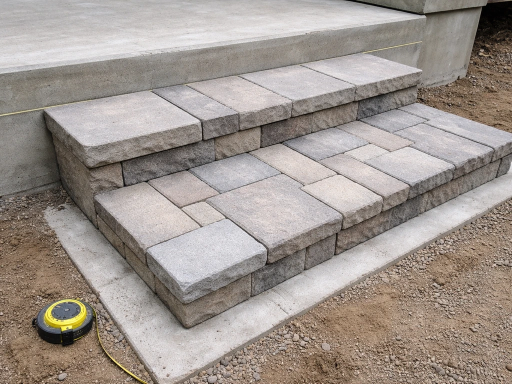 how to build steps to patio