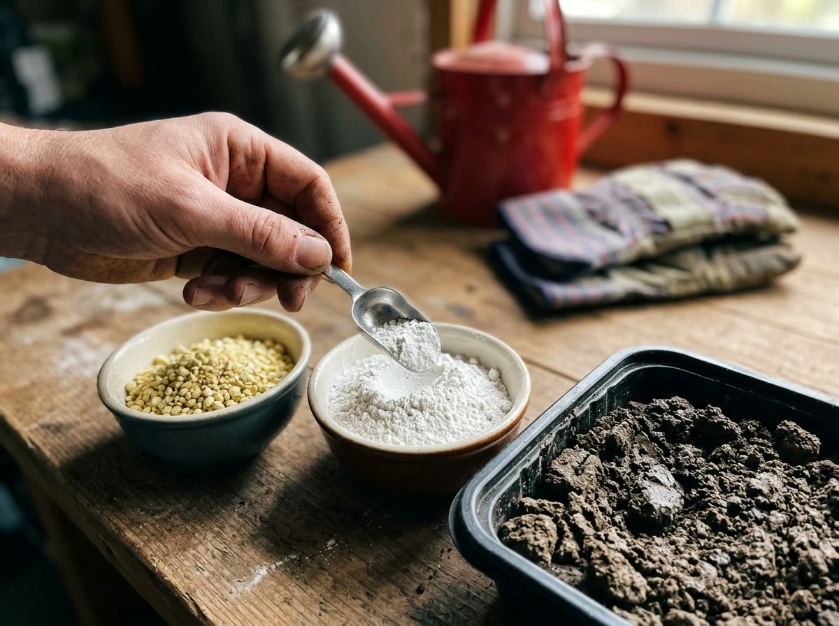 Choosing pH amendments: lime and sulfur prepared for adjustment