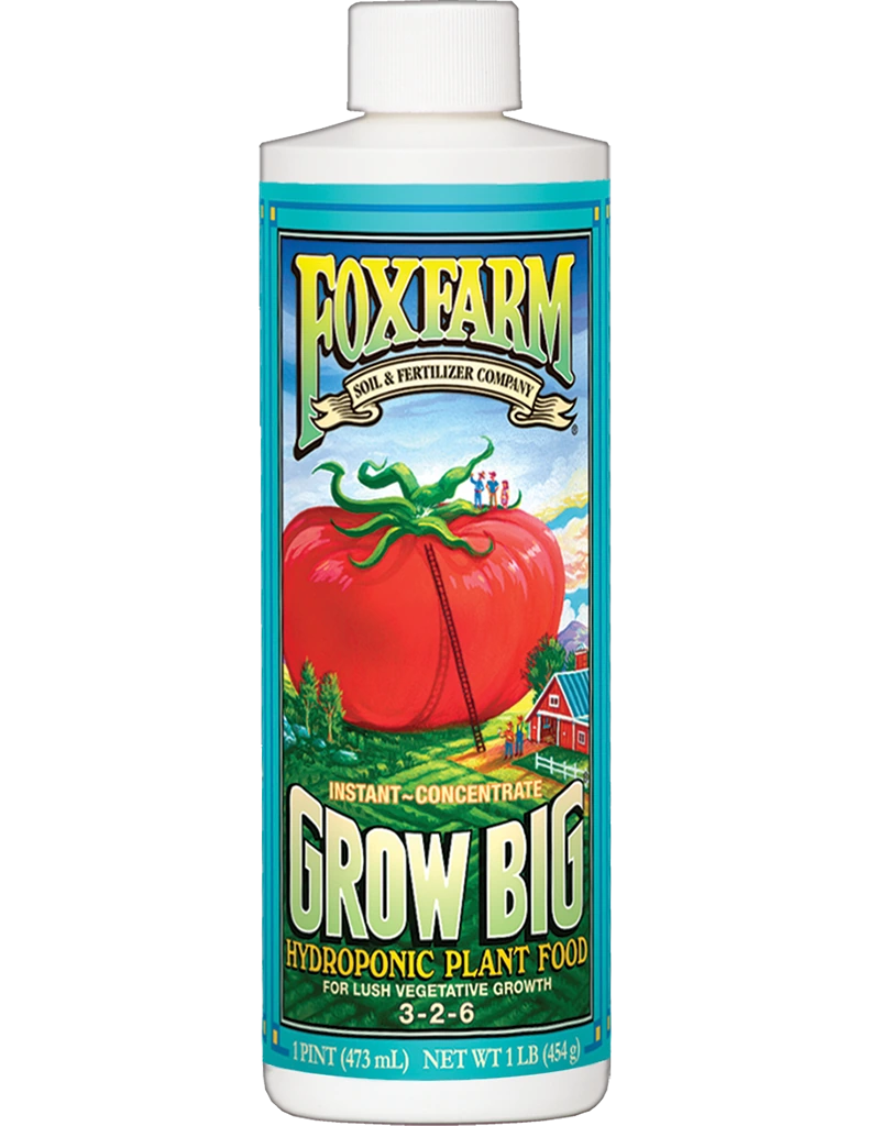 FoxFarm Grow Big Hydroponic Plant Food bottle