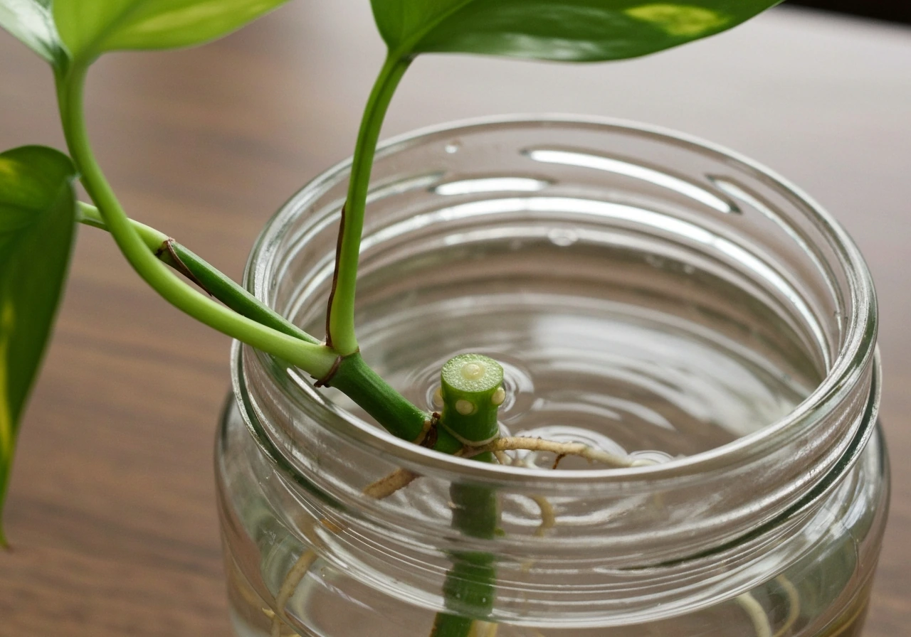 how to grow fast money plant in water