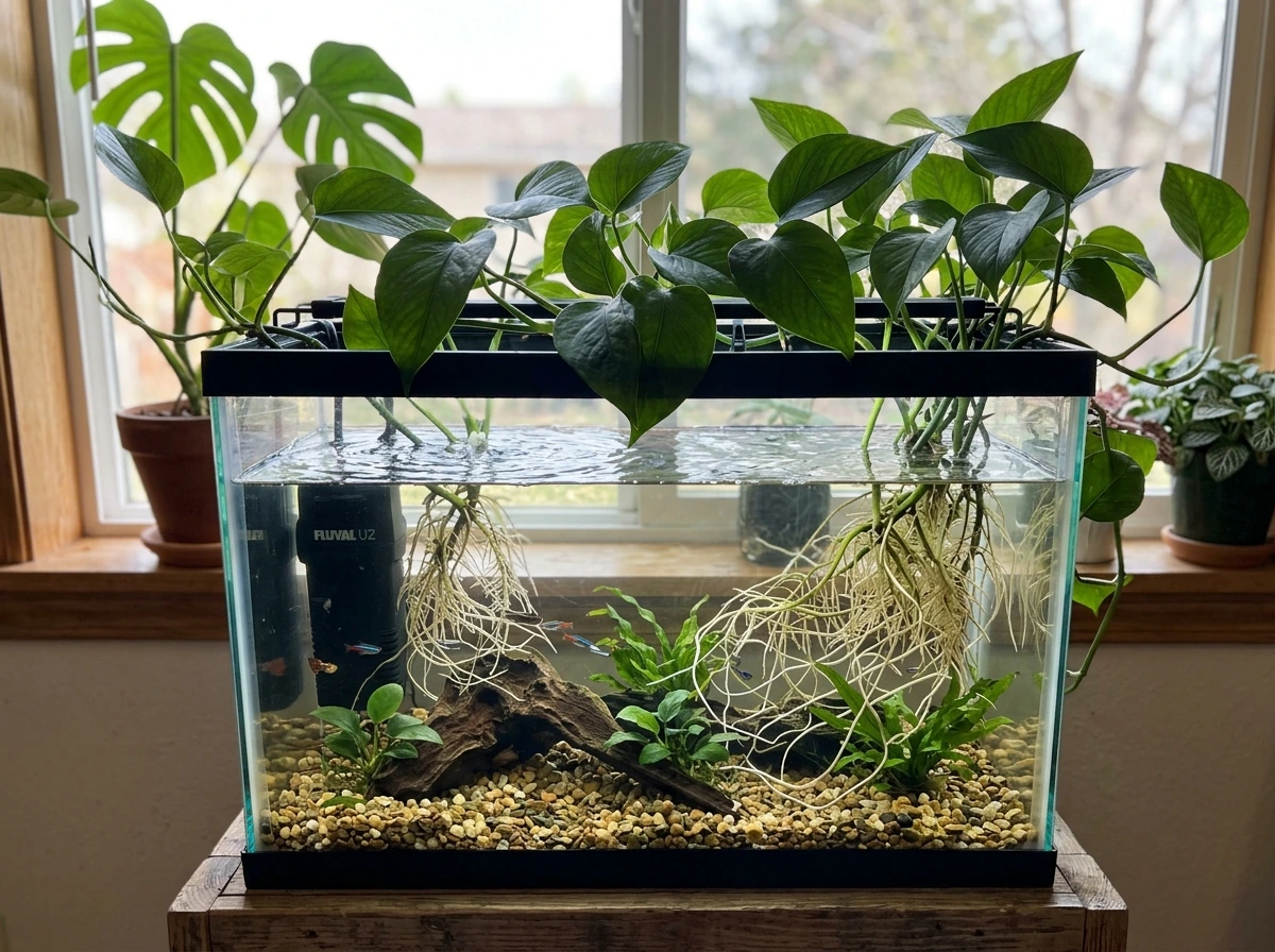 How to Grow Pothos in a Fish Tank: Step by Step Guide