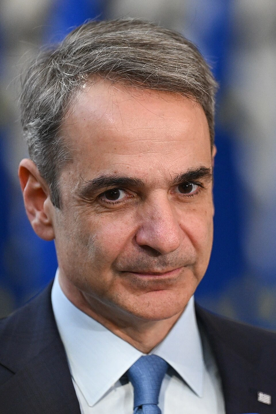 Kyriakos Mitsotakis at the European Council in March 2025