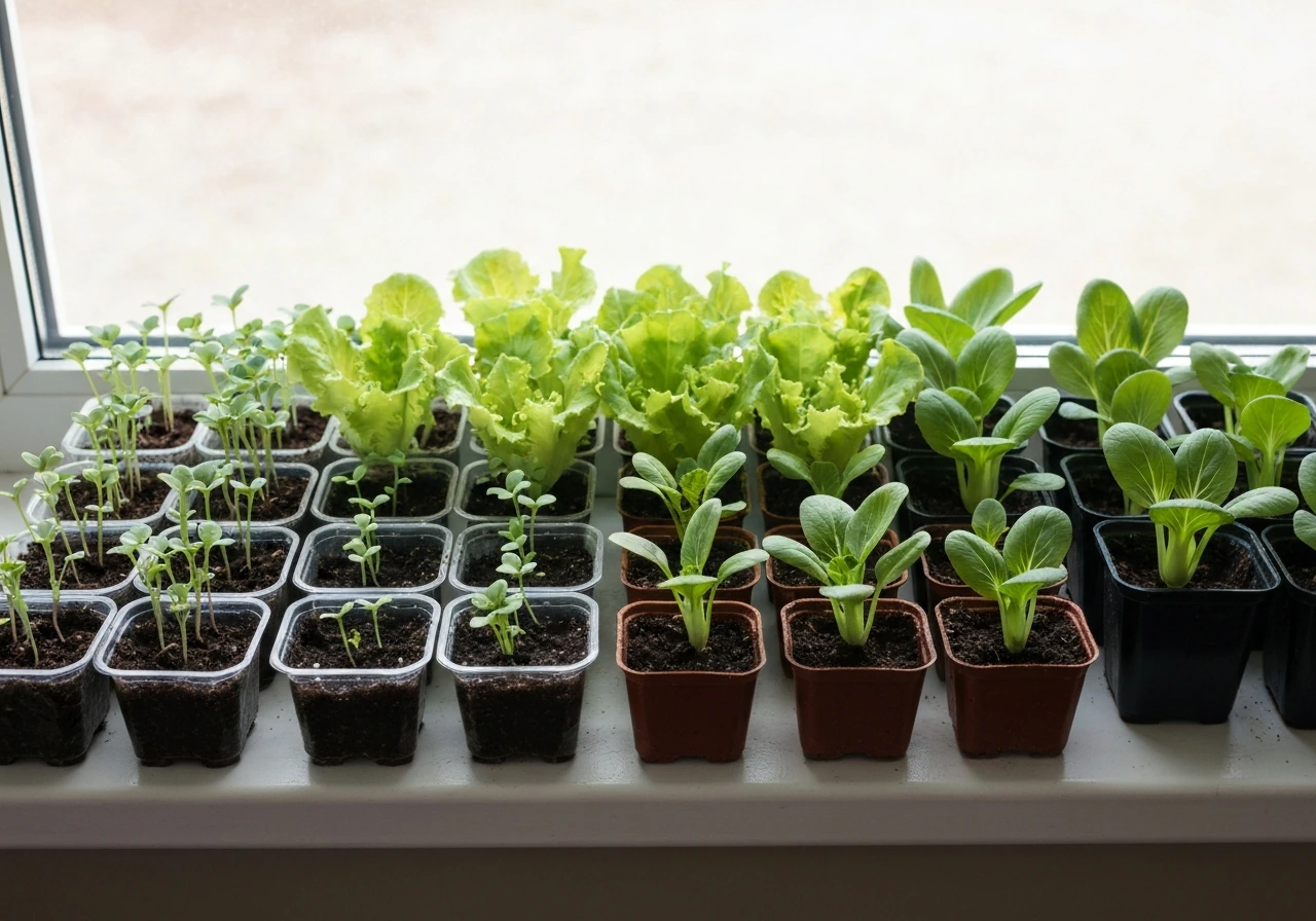 which plants grow faster at home