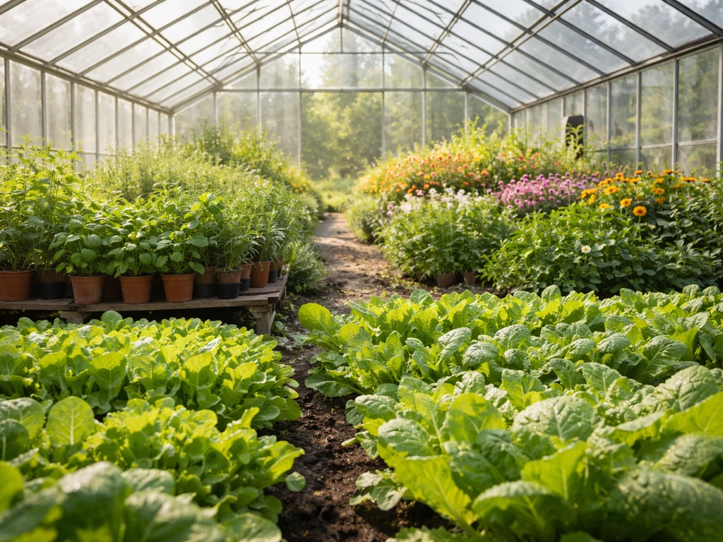 good plants to grow in a greenhouse