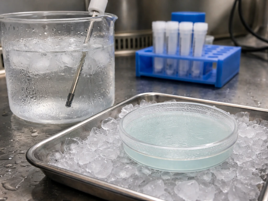 Psychrophiles on a chilled surface in cold-water environment