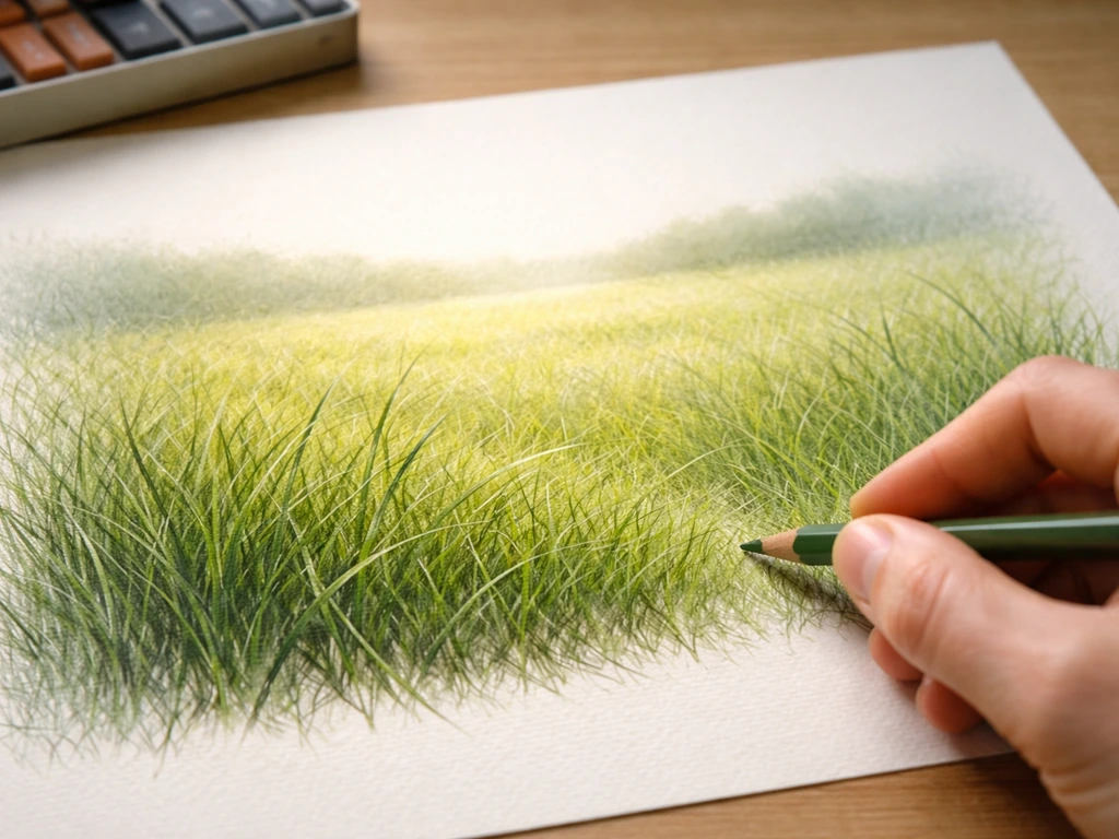 Fond herbe dessin : méthode pas à pas pour un effet naturel