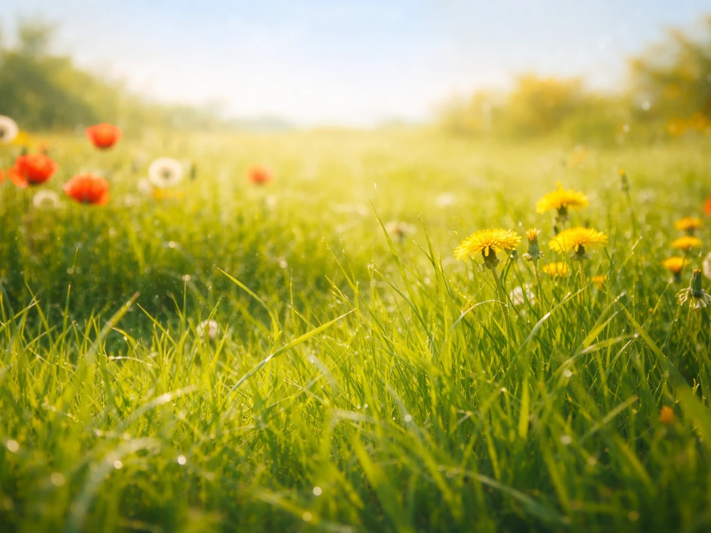 Dessin herbe facile : guide étape par étape avec fleurs