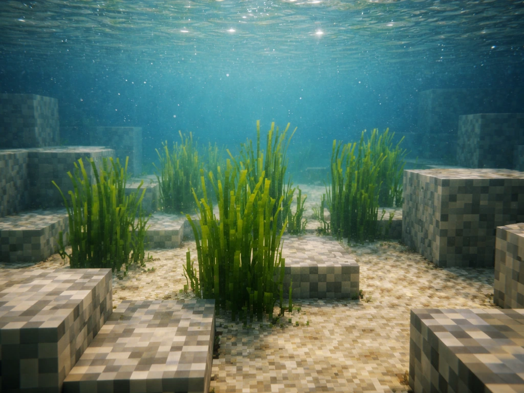 minecraft herbe aquatique