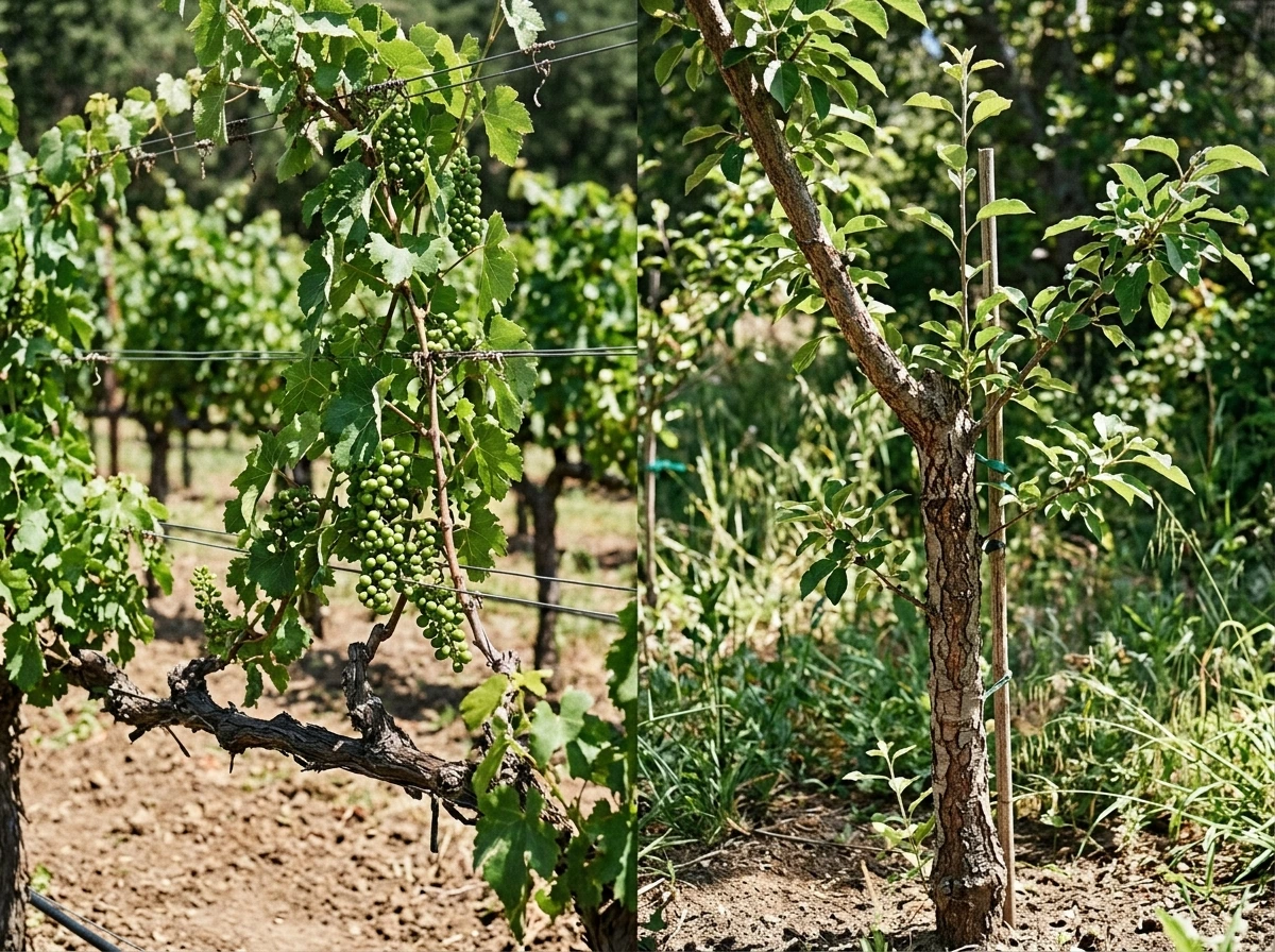 does grapes grow on trees