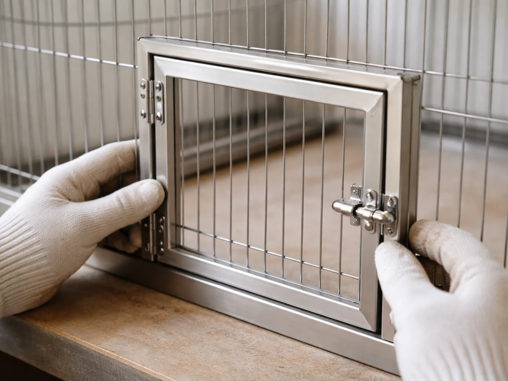 how to make bird cage door