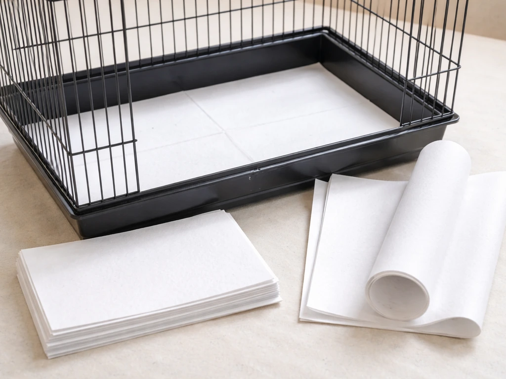 what to put on the bottom of a bird cage