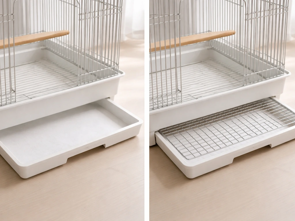 what to put on bottom of bird cage