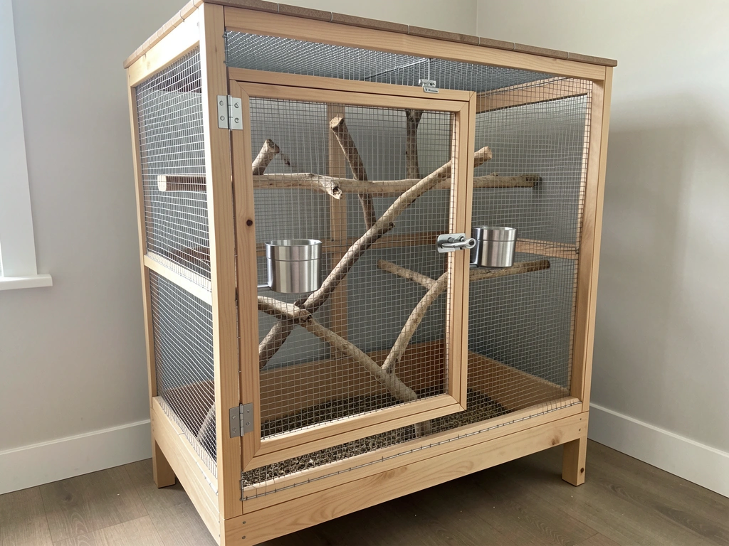 How to Turn a Cabinet Into a Safe Bird Cage