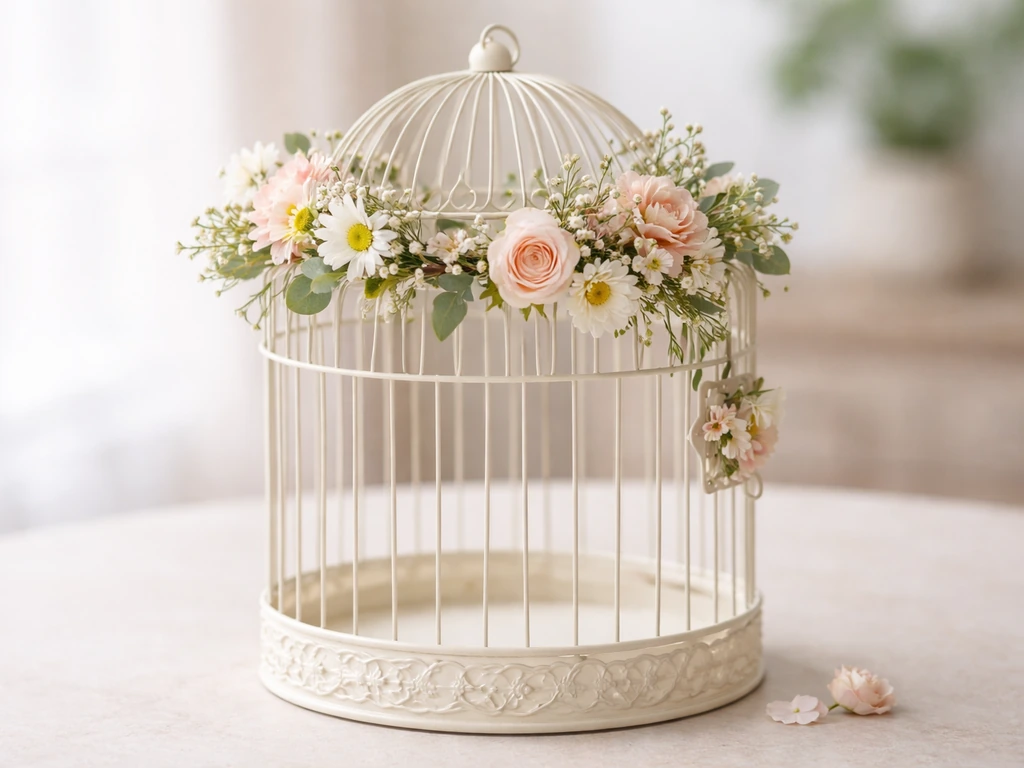 How to Decorate Bird Cage With Flowers Safely