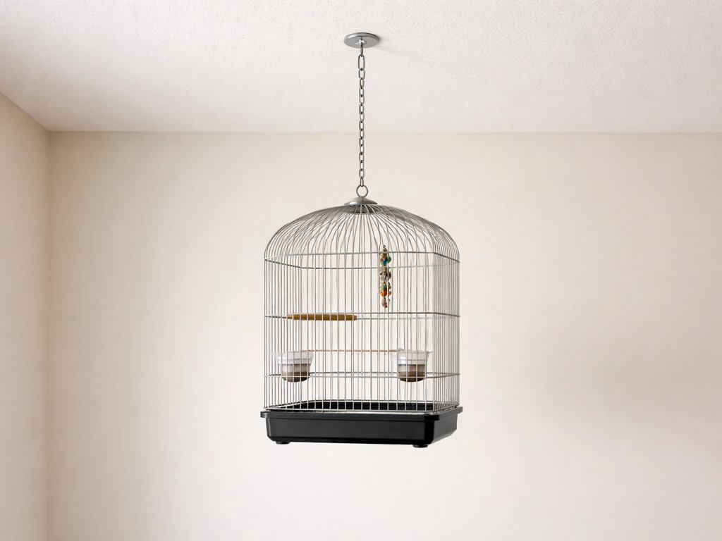 How to Hang a Bird Cage: Ceiling and Wall Setup