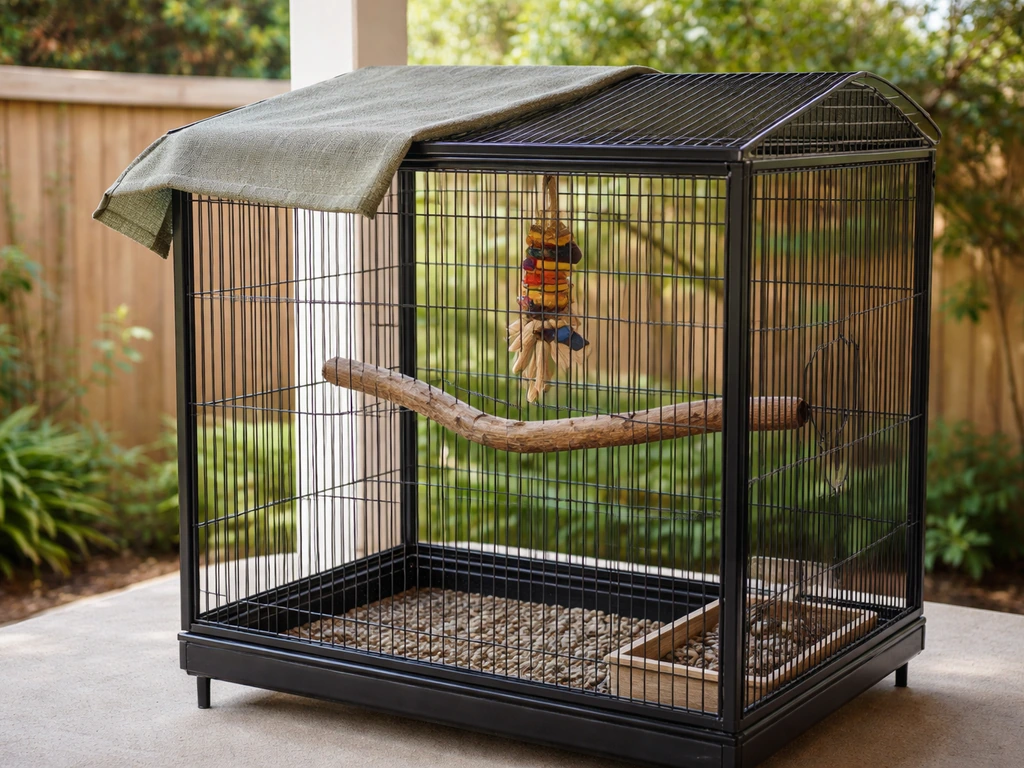 How to Decorate a Bird Cage for Outside Safely