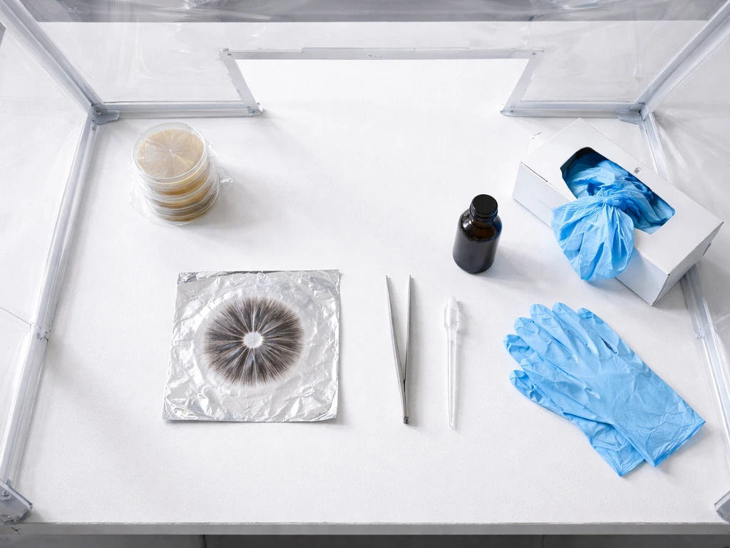 how to grow mushrooms from a spore print