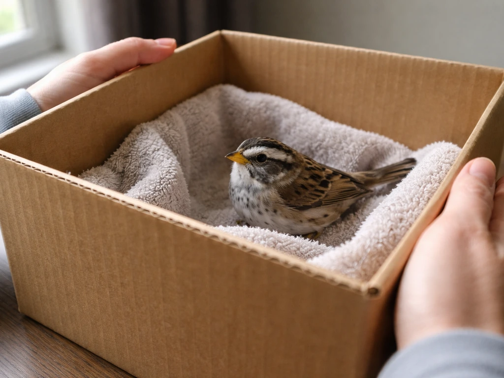 how to calm down a bird