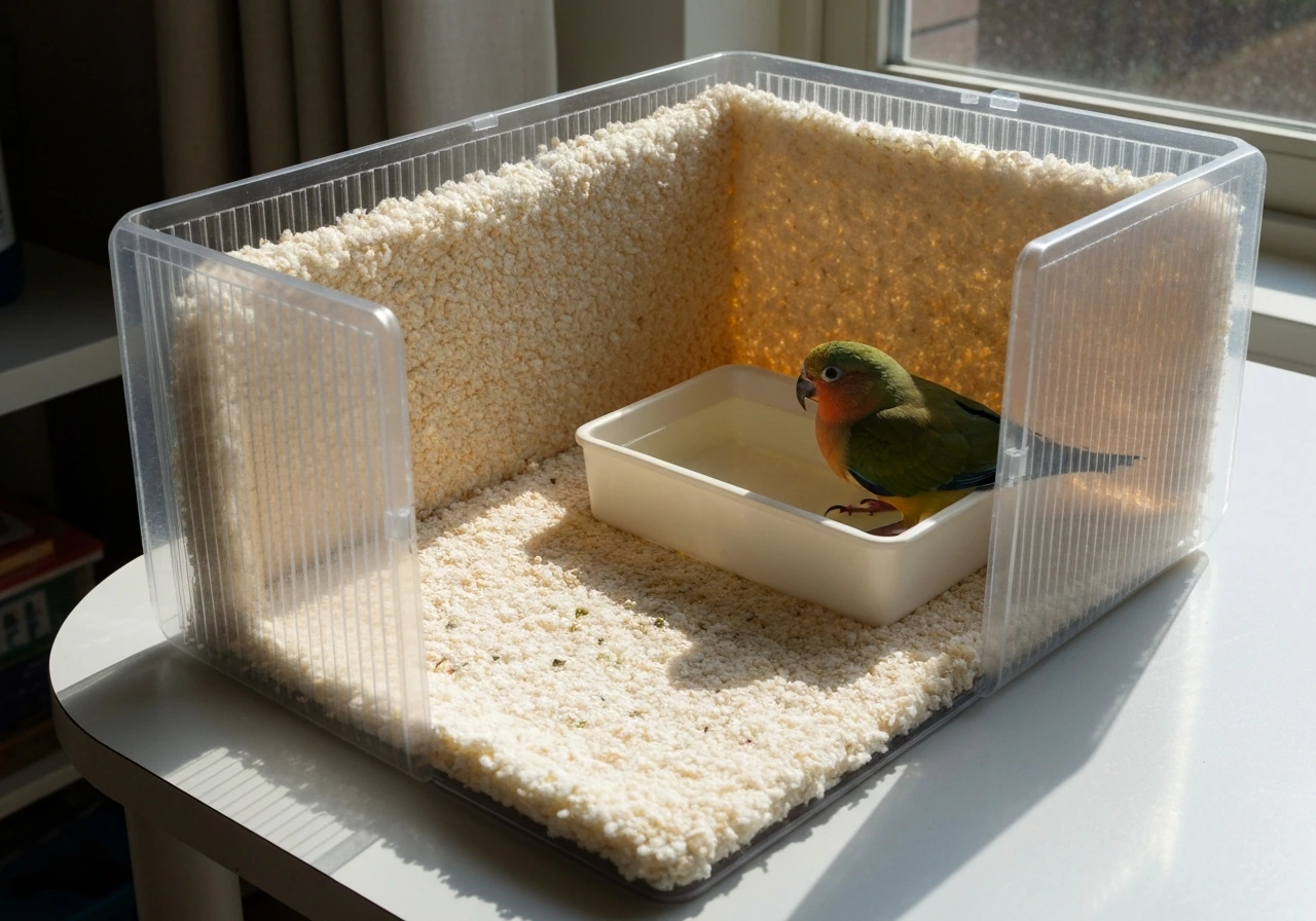 how to give a bird water