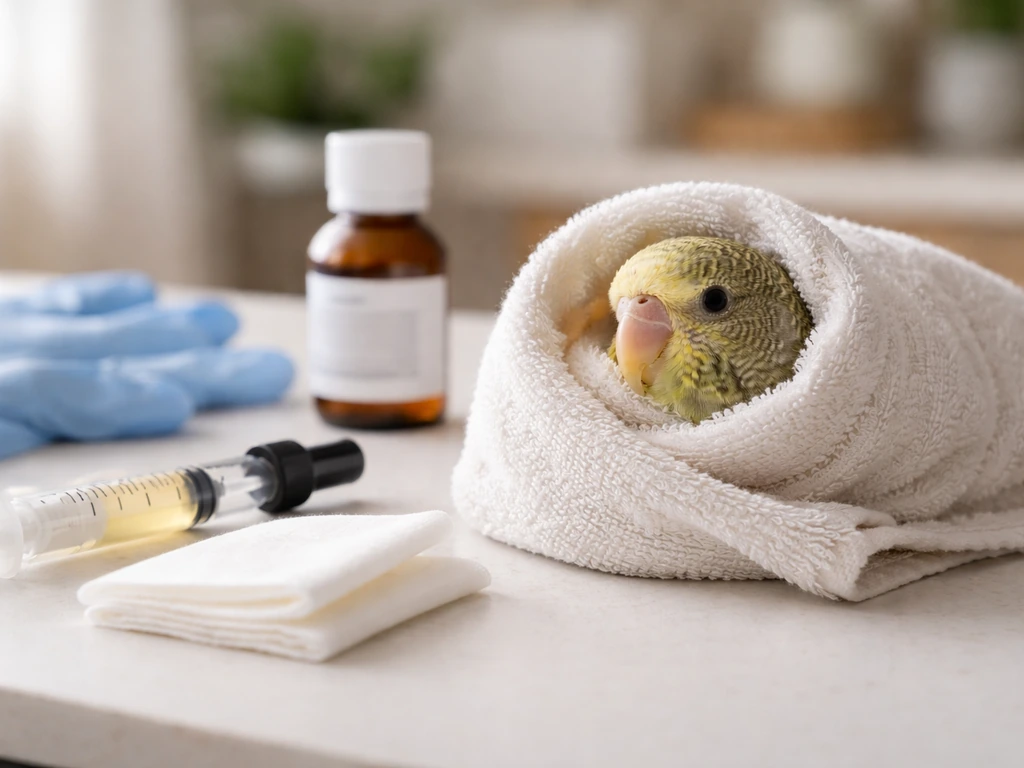 how to give a bird medicine