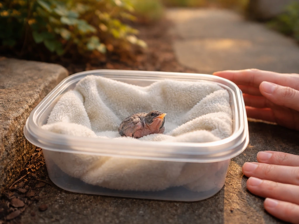 how to save newborn bird
