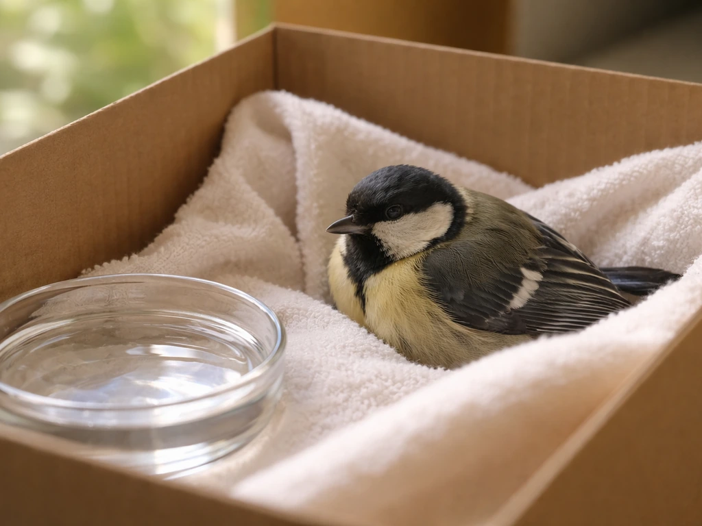 how to give injured bird water