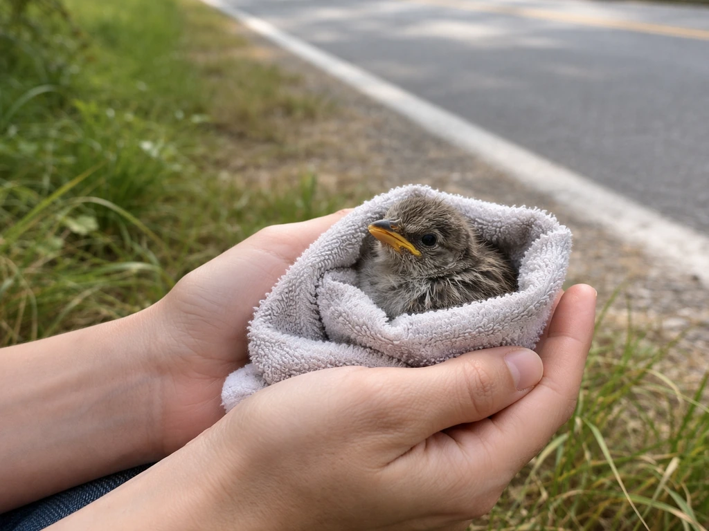 what to do with fledgling bird