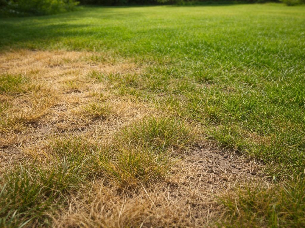oorzaak geel gras