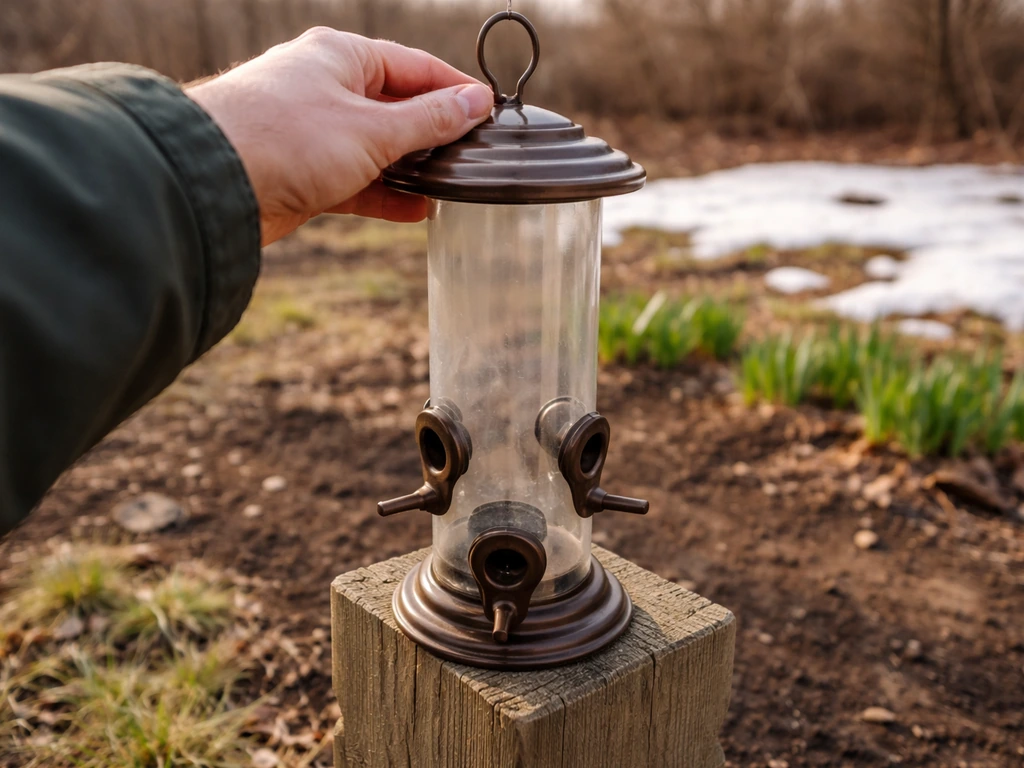 when to put out bird feeder