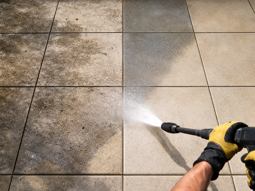 how to jet wash patio