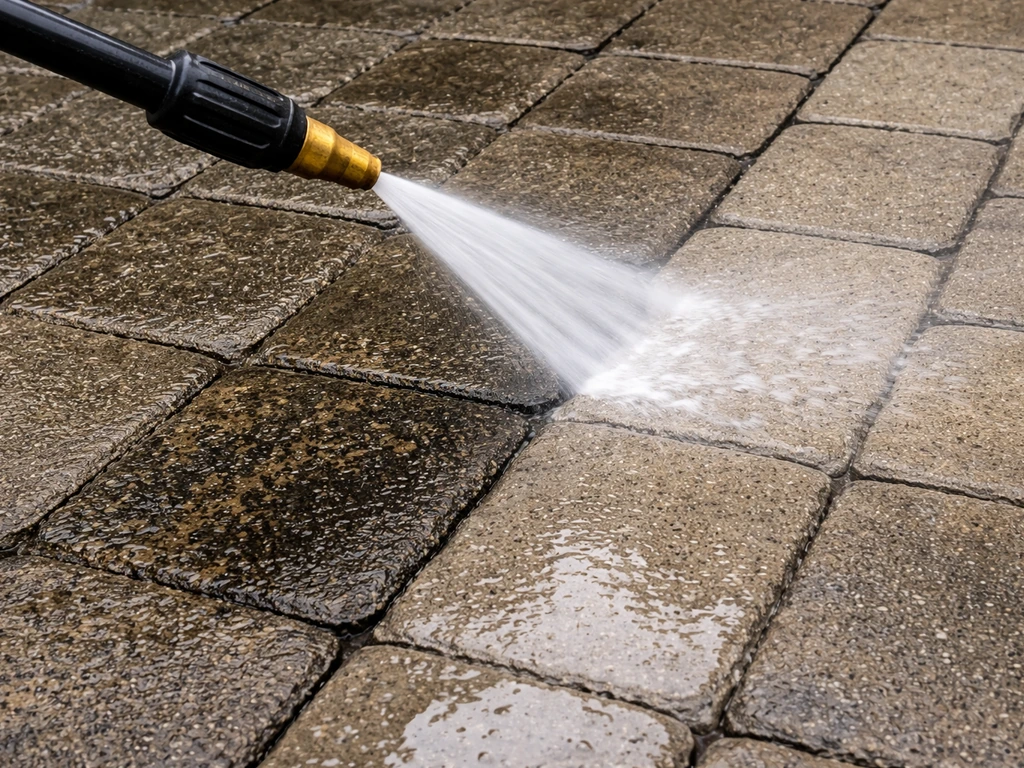 how to pressure wash patio